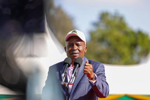 Kithure Kindiki during the ceremony at Kenya Methodist University, Meru County. PHOTO/https://www.facebook.com/Kithure KindikI