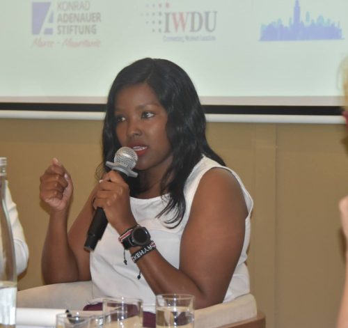 KANU Women Congress Chairperson Anne Karuga at a past event. PHOTO/https://www.facebook.com/KanuPartyKE