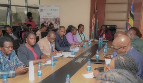 CS Hanna Cheptumo Wendot chairing a high-level multi-agency meeting on the protection of children in Kenya, bringing together key government agencies on Monday, May 25, 2026. PHOTO/@hannawcheptumo/X