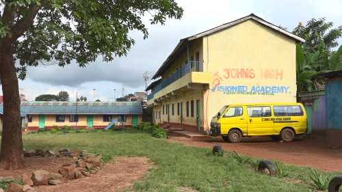 Closed-classrooms-at-St-Johns-Academy-in-Thika-Kiambu-County. PHOTO/Mathew Ndung'u