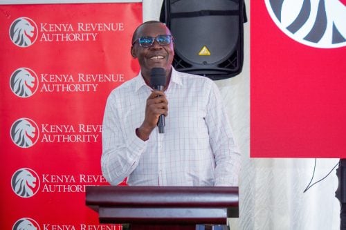 KRA Commissioner for Micro and Small Taxpayers George Obell. PHOTO/@KRACorporate/X