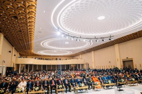 Leaders attend the inauguration ceremony of Djibouti President Ismaïl Omar Guelleh in Djibouti City on May 9, 2026. PHOTO/@CEshetie/X