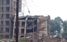 4 feared trapped after building collapse in Kajiado County