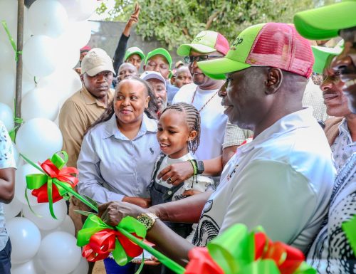 Democracy for the Citizens Party, Rigathi Gachagua while opening the DCP office at Loitoktok Town, Kajiado South, on May 2, 2026. PHOTO/@rigathi/X