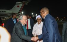 UN Secretary-General Guterres arrives for Nairobi Africa Forward Summit