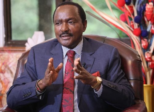 Kalonzo Musyoka speaks during a morning interview on Kameme TV on Monday, May 11, 2026. PHOTO/@skmusyoka/X