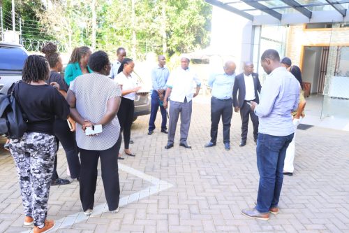 NEMA Environmental Inspectors during the inspection on illegal Effluent Discharge in Kitui County on May 13, 2026. PHOTO/@NemaKenya