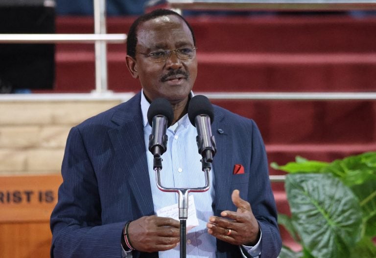 He is scared: Kalonzo accuses Ruto of following opposition to Western Kenya
