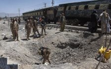 At least 30 killed after bomber targets train carrying military