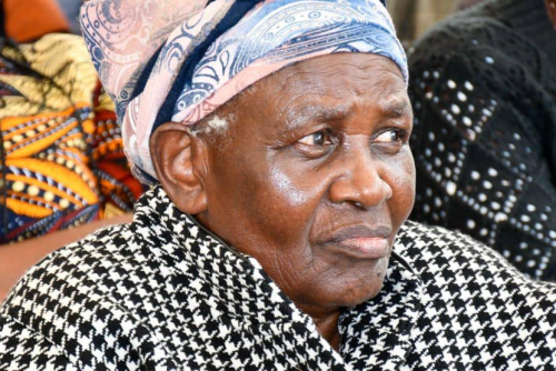 Kanini Kega's mother Ann Nyatoro