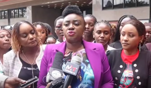 Former nominated senator Gloria Orwoba leading United Opposition women in presenting a memorandum to the Gender CS over sexual remarks targeting women. PHOTO // [Gloria Orwoba Facebook Page](https://www.facebook.com/GloriaOrwoba