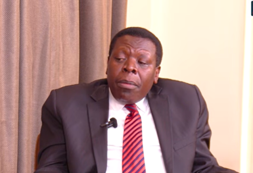 DAP-K Party Leader Eugene Wamalwa while speaking during an interview with Herman Manyora. PHOTO//Screengrab by People Daily Digital/YouTube