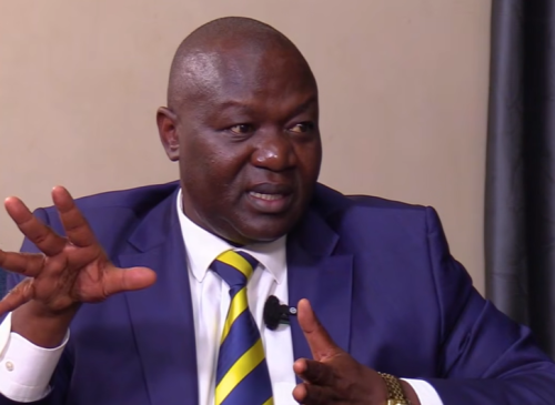 Kisumu Senator Tom Ojienda while speaking during an interview with Herman Manyora. PHOTO//Screengrab by People Daily Digital