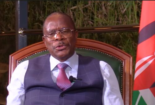 Ndia MP George Kariuki while speaking during an interview with Herman Manyora aired on Friday, May 29, 2026. PHOTO//Screengrab by People Daily Digital from Youtube