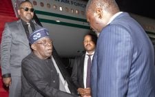 Nigeria's Bola Tinubu arrives in Nairobi for Africa Forward Summit