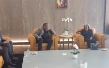 Uhuru Kenyatta arrives in Gabon for high-level African peace retreat