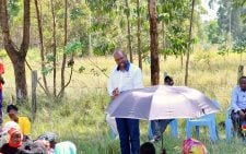 Caleb Amisi pitches tent in Ol Kalou constituency to campaign for his PRM party candidate