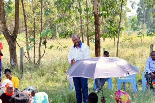 Saboti MP Caleb Amisi campaigns alongside People's Renaissance Movement (PRM) candidate Timothy Kariuki while traversing Ol Kalou Constituency on Monday, June 8, 2026. PHOTO//https://www.facebook.com/CalebAmisi2018