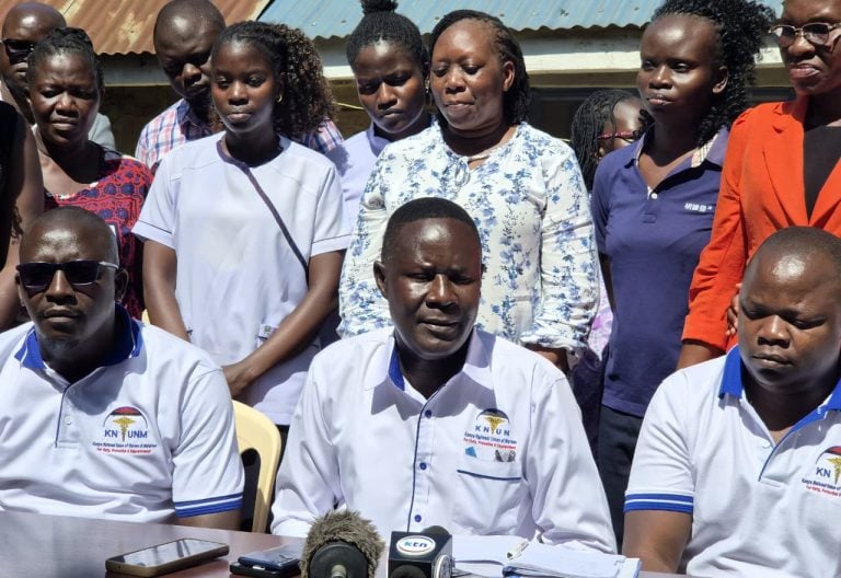 Political storm brews in Kisumu as nurses’ union backs Oron for governor