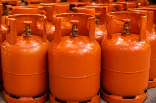 A picture of a LPG gas cylinder. PHOTO/AI
