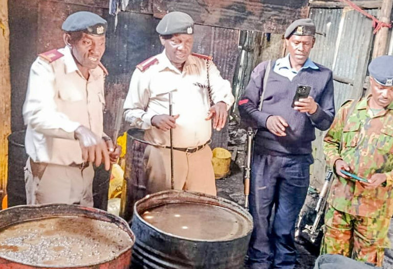 Police in Nairobi seize Kangara and Chang’aa as crackdown intensifies