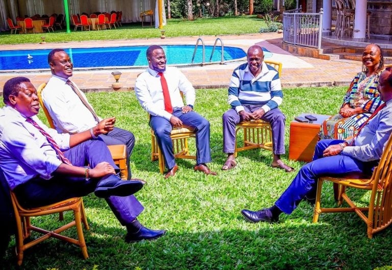 Gachagua joins family, Kalonzo and Wamalwa awaiting impeachment verdict ruling