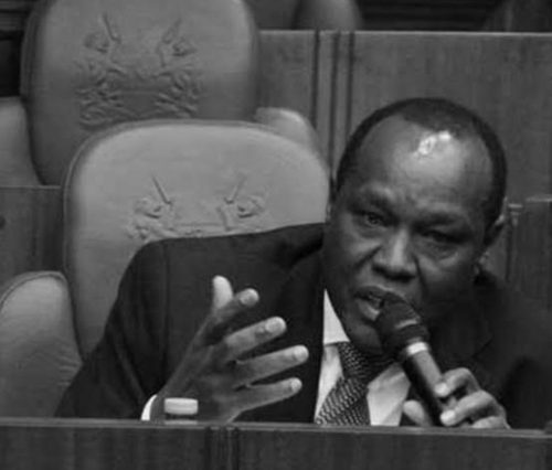 The late former Kilgoris MP Gideon Konchellah. PHOTO/@HonJBMuturi/X
