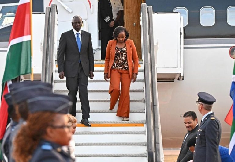 Ruto arrives in South Africa for high-level State Visit
