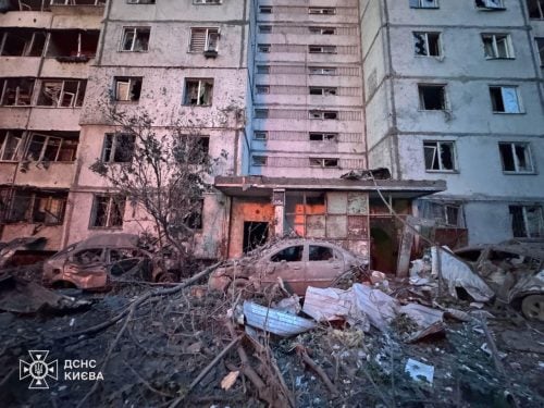 Part of the destruction in Ukraine after deadly Russian missile and drone strikes. PHOTO/@andrii_sybiha/X