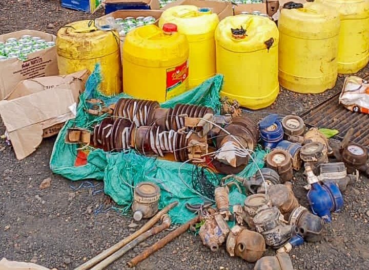 2 arrested as police recover stash of stolen public infrastructure in Makueni