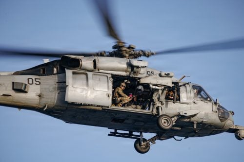 US Army helicopter. PHOTO/@CENTCOM/X