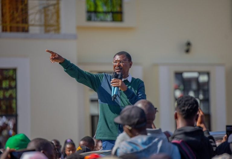 Wetang’ula engages youth at his Bungoma home in consultative