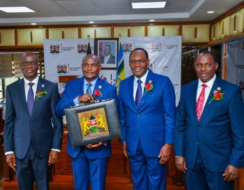 National Treasury Cabinet Secretary John Mbadi has arrived at Parliament Buildings