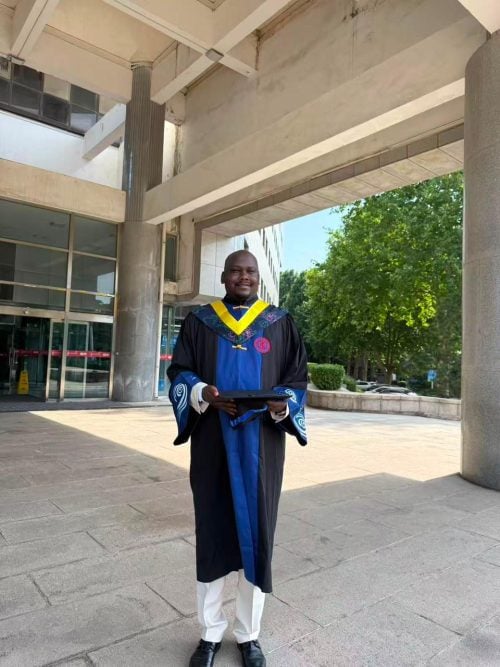 Moses Ekuwam begins PHD journey. PHOTO/@4thPresidentKE/X
