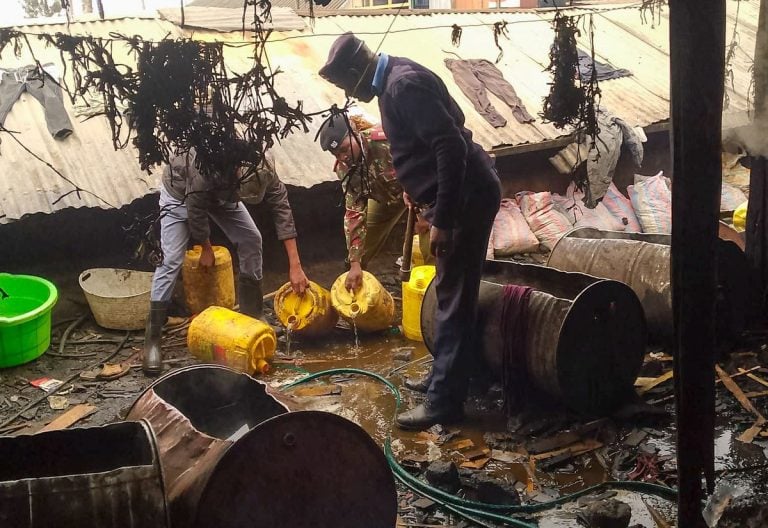 Police seize 2,520 litres of illicit brew in Kahawa West operation