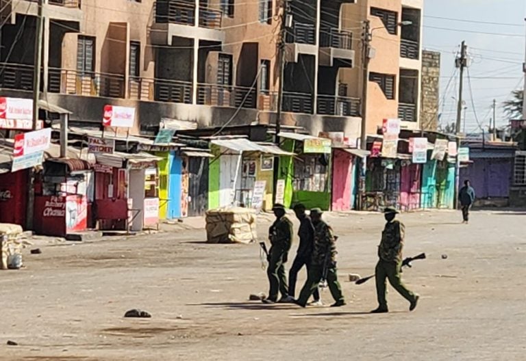 Naivasha residents join police to keep town calm during June 25 commemorations