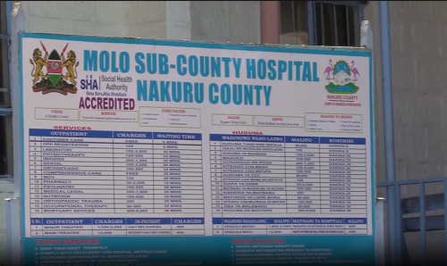 Molo Level 4 Hospital. PHOTO/Bernard Waweru