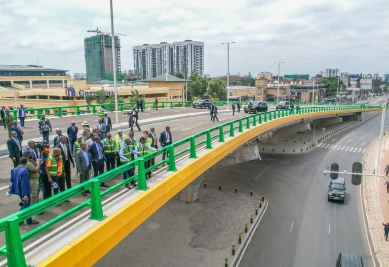 Inside Ngong Road-Naivasha Road flyover that cost an average of Ksh46,341 per centimetre