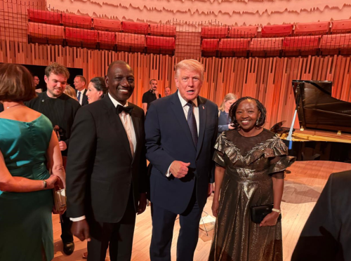 President William Ruto, First Lady Rachel Ruto and US President Donald Trump