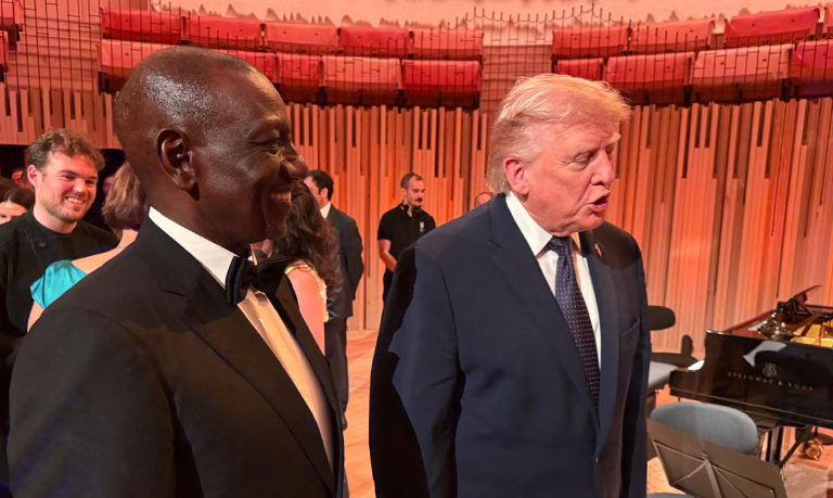 PHOTOS: Ruto shares light moment with Trump during G7 Summit