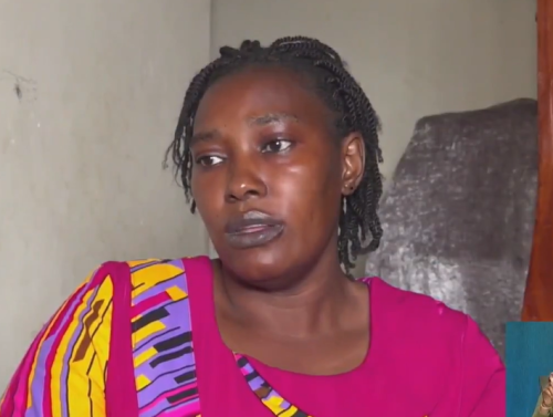 Sharon’s mother, Jane Mwangi, narrates how her daughter was injured during Kahawa West protests. PHOTO/Screengrab by People Daily Digital/Citizen TV