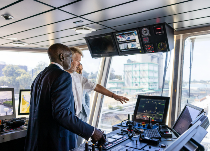 Ruto tours UN-backed Norwegian research vessel at Port of Mombasa