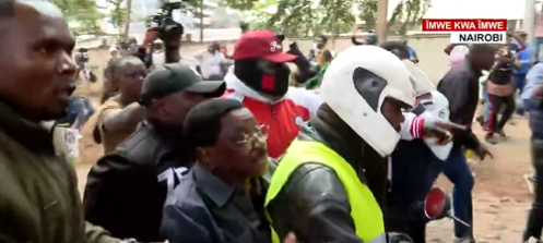 Dramatic Orengo uses Boda Boda to leave Nairobi CBD after disruption of Gen Z anniversary demos