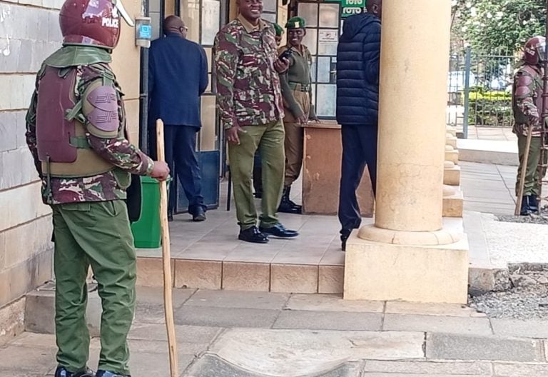 Security beefed up at Milimani Law Courts ahead of Gachagua impeachment judgement