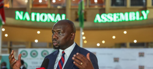 Kipchumba Murkomen during the reading the 2026/27 budget on June 11, 2026. PHOTO@kipmurkomen/X