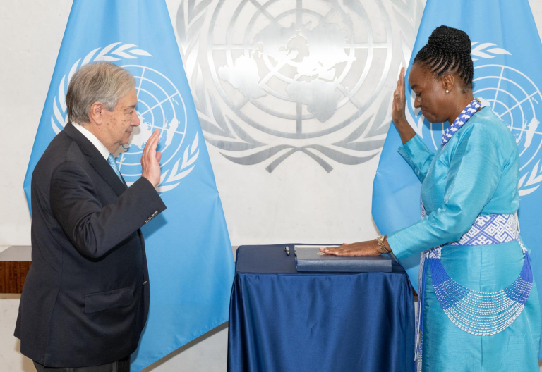 Monica Juma sworn in as UN Vienna chief, pledges service with integrity