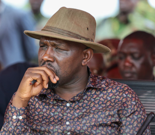 Kipchumba Murkomen during an event in Ang’ata Barrikoi. PHOTOhttps://web.facebook.com/photo/?fb