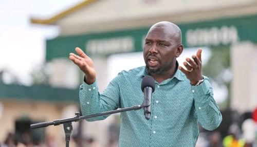 Interior Cabinet Secretary Kipchumba Murkomen during a functio Bomet on Saturday, July 18, 2026. PHOTO/Kipchumba Murkomen/Facebook