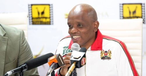 Dennis Itumbi speaks during a past media presser. PHOTO/https://web.facebook.com/dennisitumbi