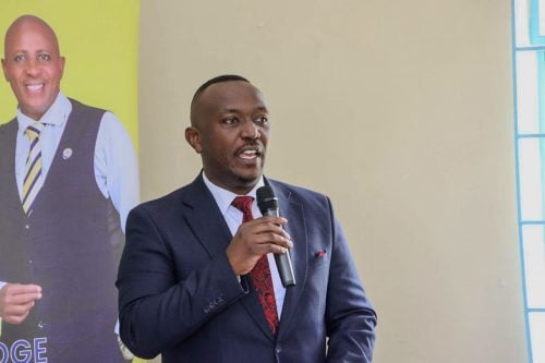 Fanya Mambo Kinuthia during a past incident. PHOTO/https://web.facebook.com/fanyamambo.kinuthiabombardier